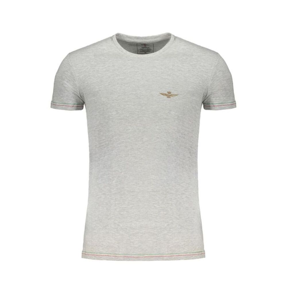 Aeronautica Militare Grigio Cotton Men Men's T-Shirt
